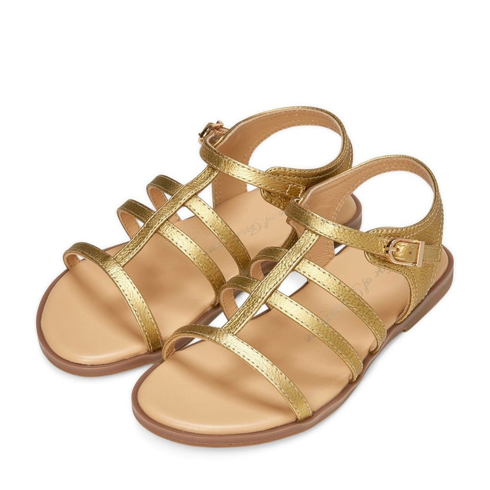 Effie Gold Sandals by Age of Innocence