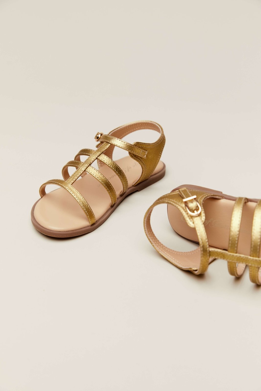 Effie Gold Sandals by Age of Innocence