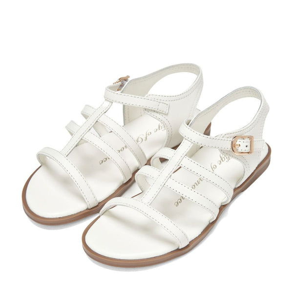 Effie White Sandals by Age of Innocence