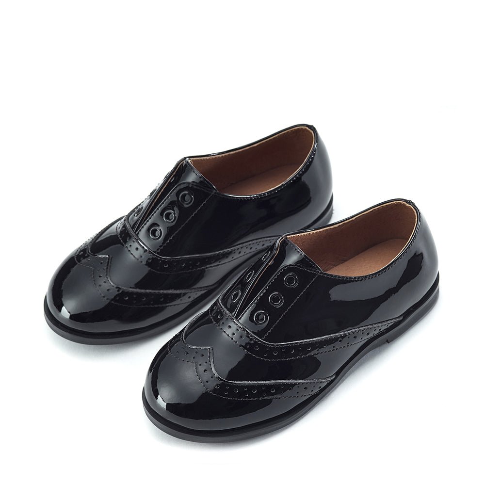 Elenor Black Brogues Age of Innocence