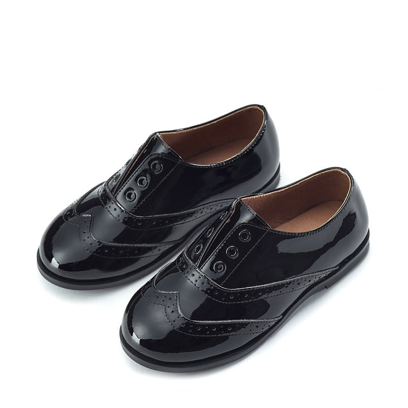 Elenor Black Brogues by Age of Innocence