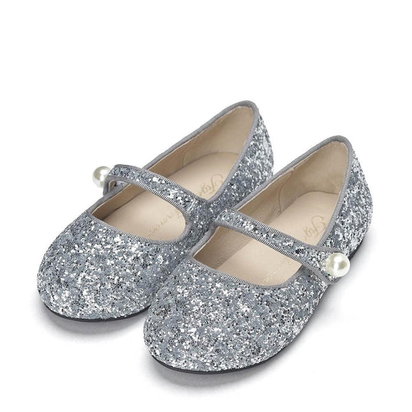 Elin Glitter Silver Shoes by Age of Innocence