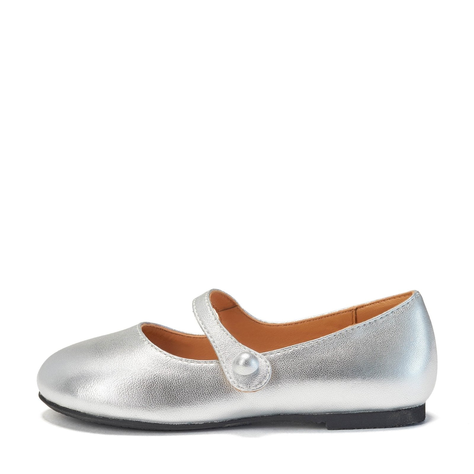 Elin Leather Silver Shoes by Age of Innocence