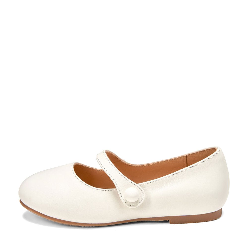 Elin Leather White Shoes by Age of Innocence