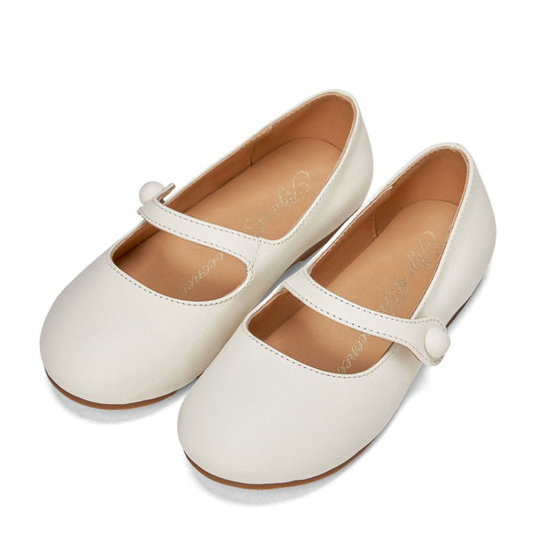 Elin Leather White Shoes by Age of Innocence