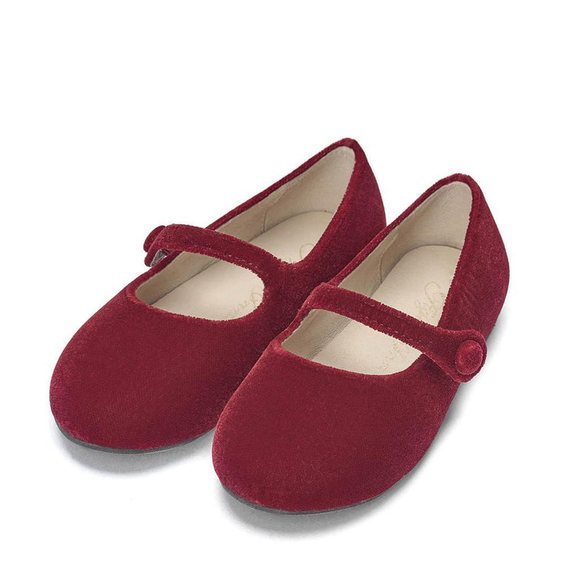 Elin Velvet Red Shoes by Age of Innocence