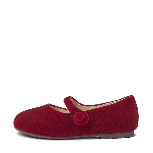 Elin Velvet Red Shoes by Age of Innocence