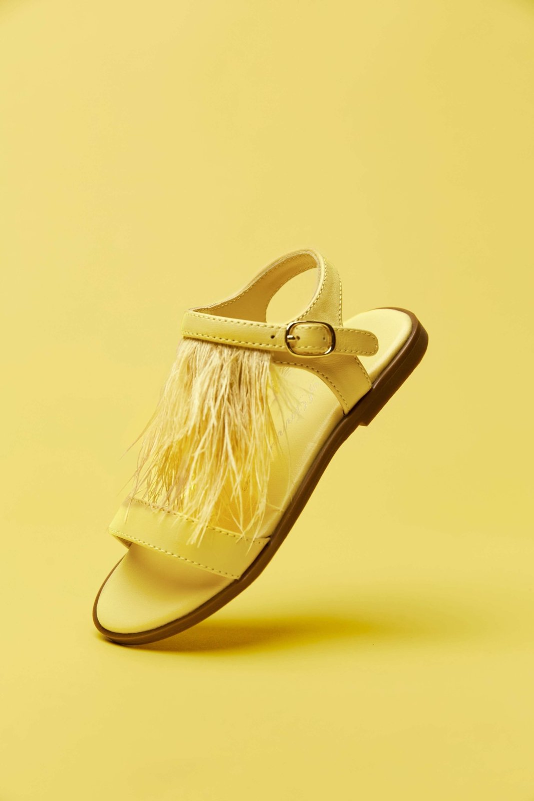 Elle Yellow Sandals by Age of Innocence