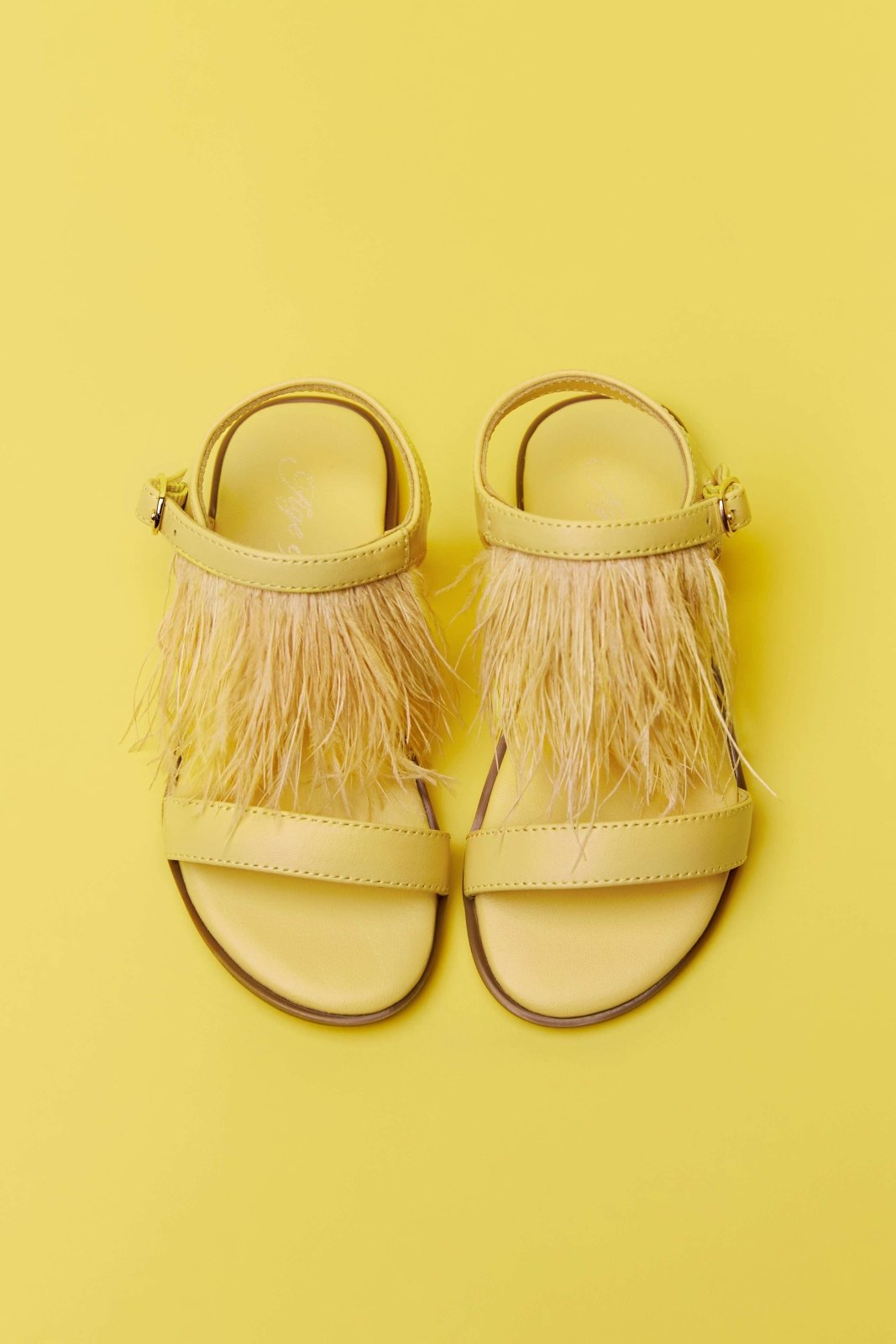 Elle Yellow Sandals by Age of Innocence