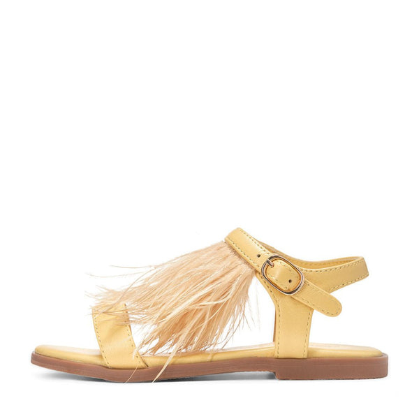 Elle Yellow Sandals by Age of Innocence