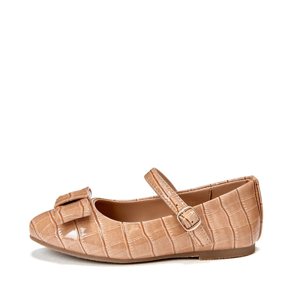 Ellen Croco Beige Shoes by Age of Innocence