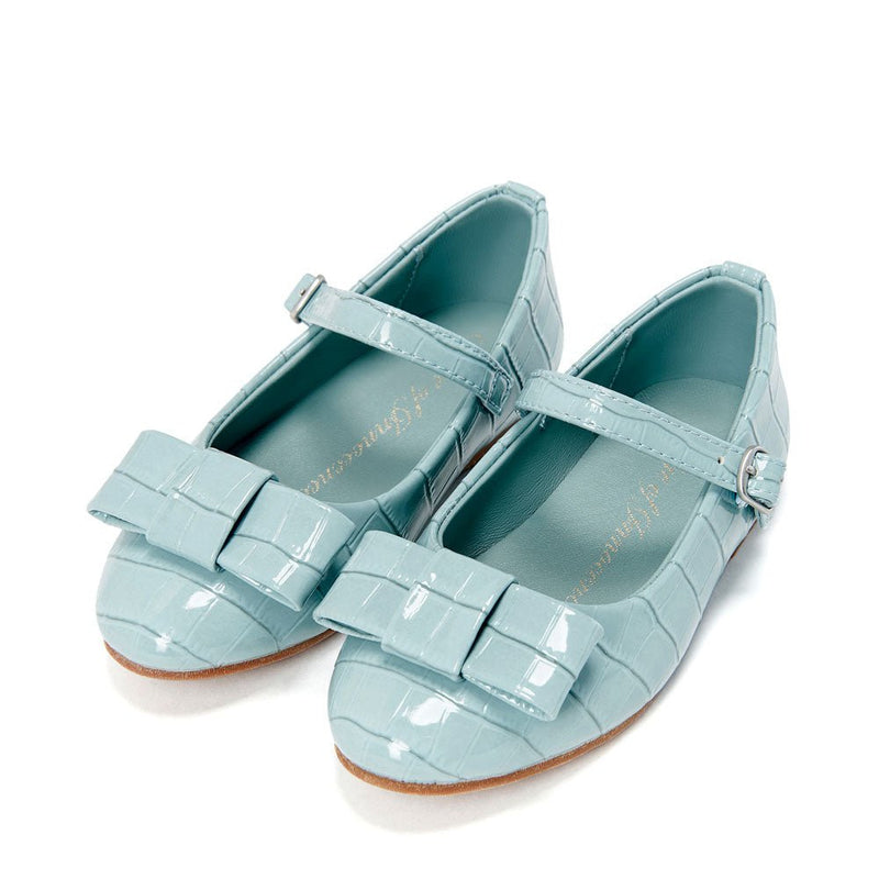 Ellen Croco Blue Shoes by Age of Innocence