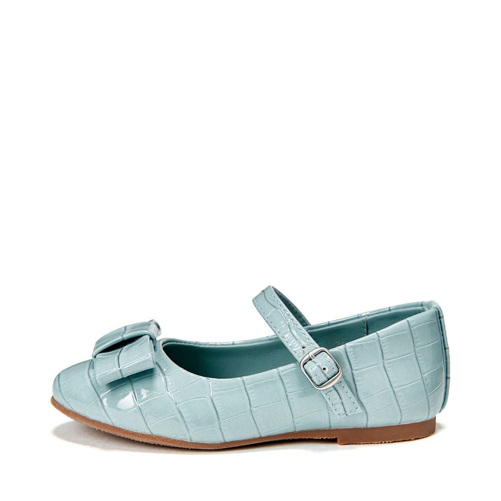 Ellen Croco Blue Shoes by Age of Innocence