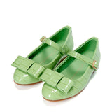 Ellen Croco Green Shoes by Age of Innocence