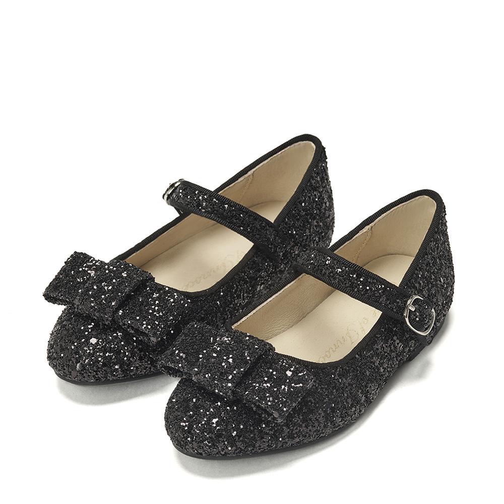 Ellen Glitter Black Shoes Age of Innocence