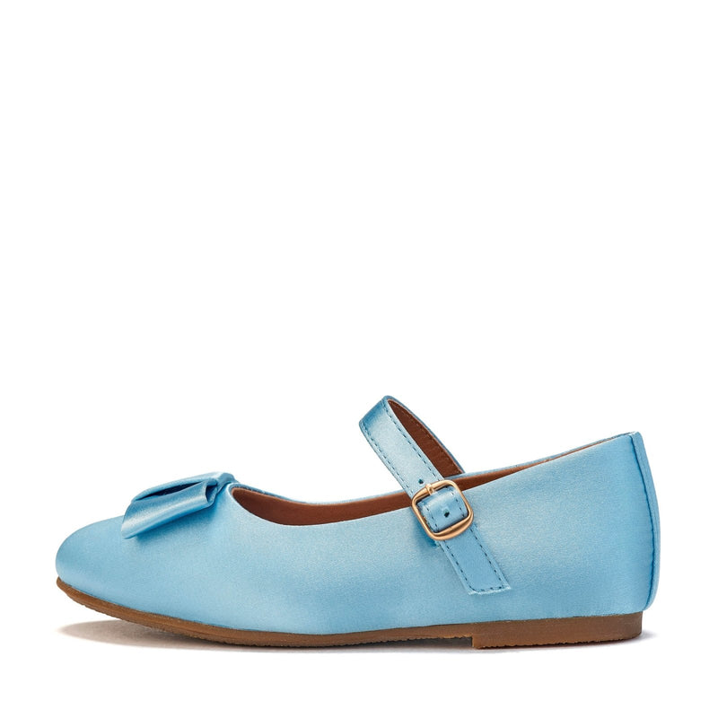 Ellen Satin Blue Shoes by Age of Innocence