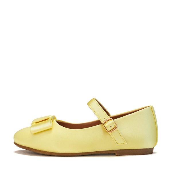 Ellen Satin Yellow Shoes by Age of Innocence