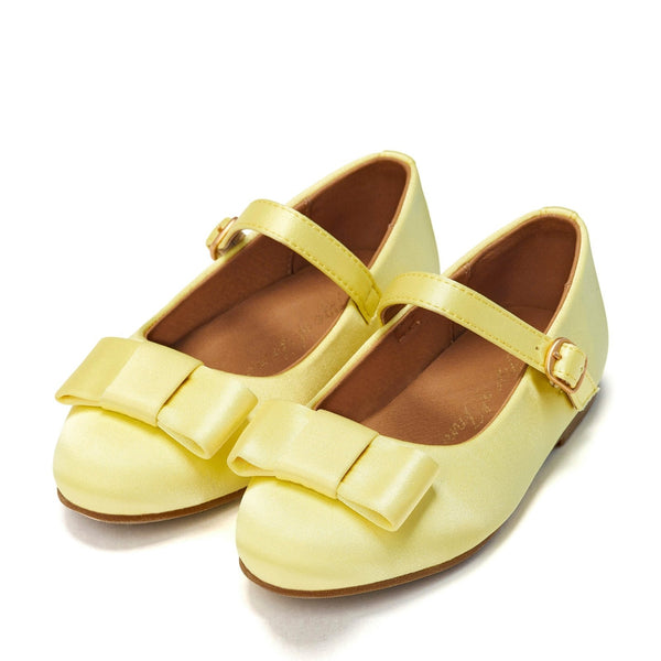 Ellen Satin Yellow Shoes by Age of Innocence