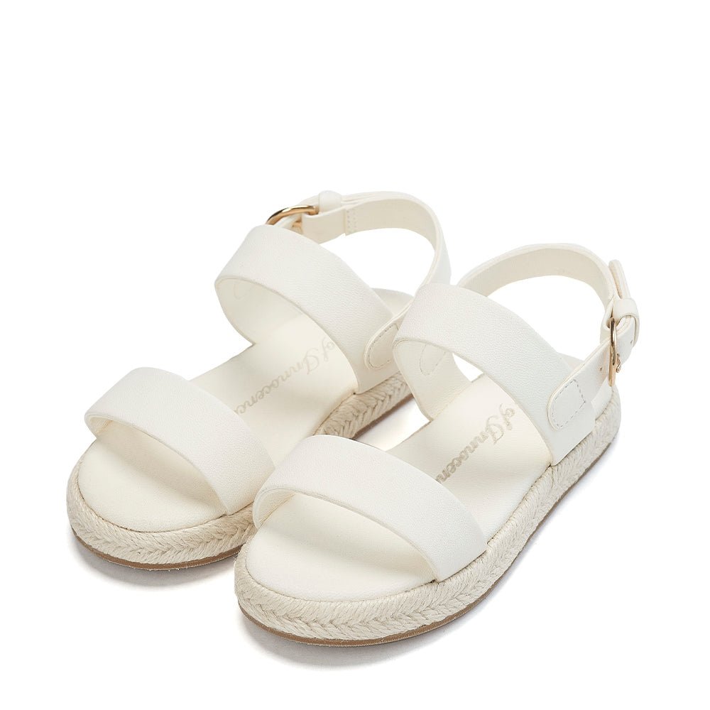 Emilia White Sandals Age of Innocence