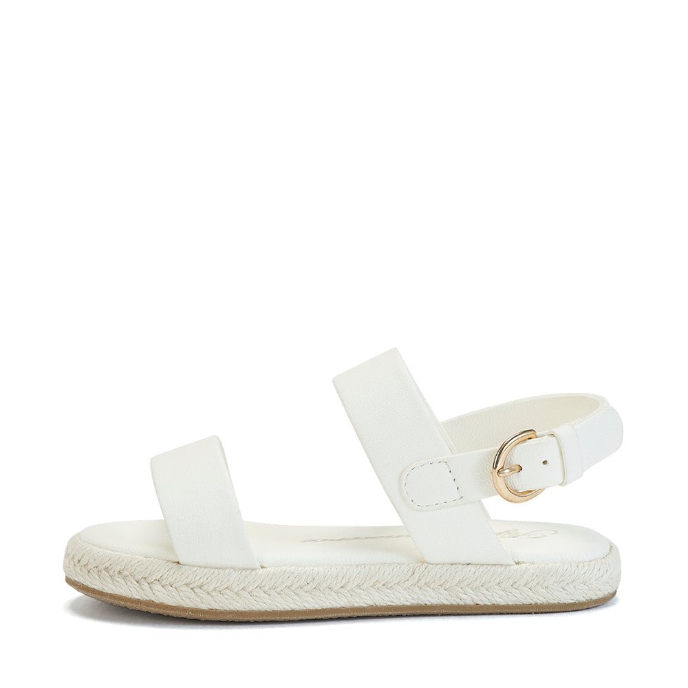 Emilia White Sandals Age of Innocence
