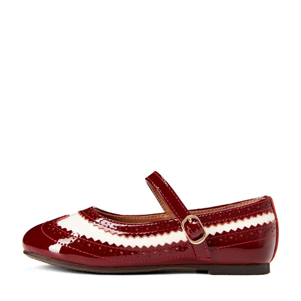 Erica PL Burgundy Shoes by Age of Innocence