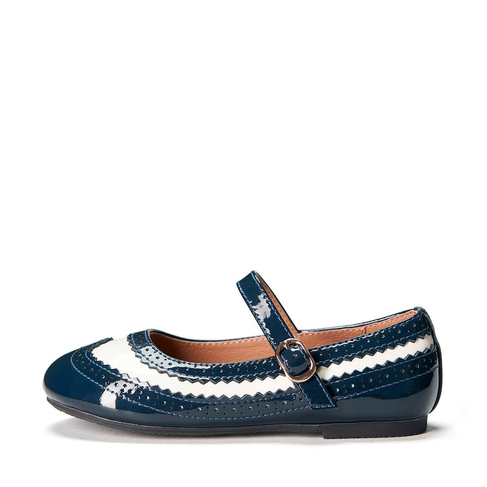 Erica PL Navy Shoes by Age of Innocence