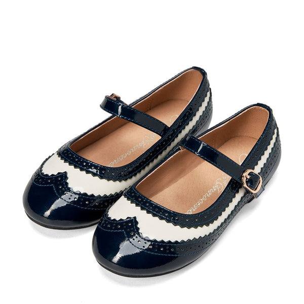 Erica PL Navy Shoes by Age of Innocence