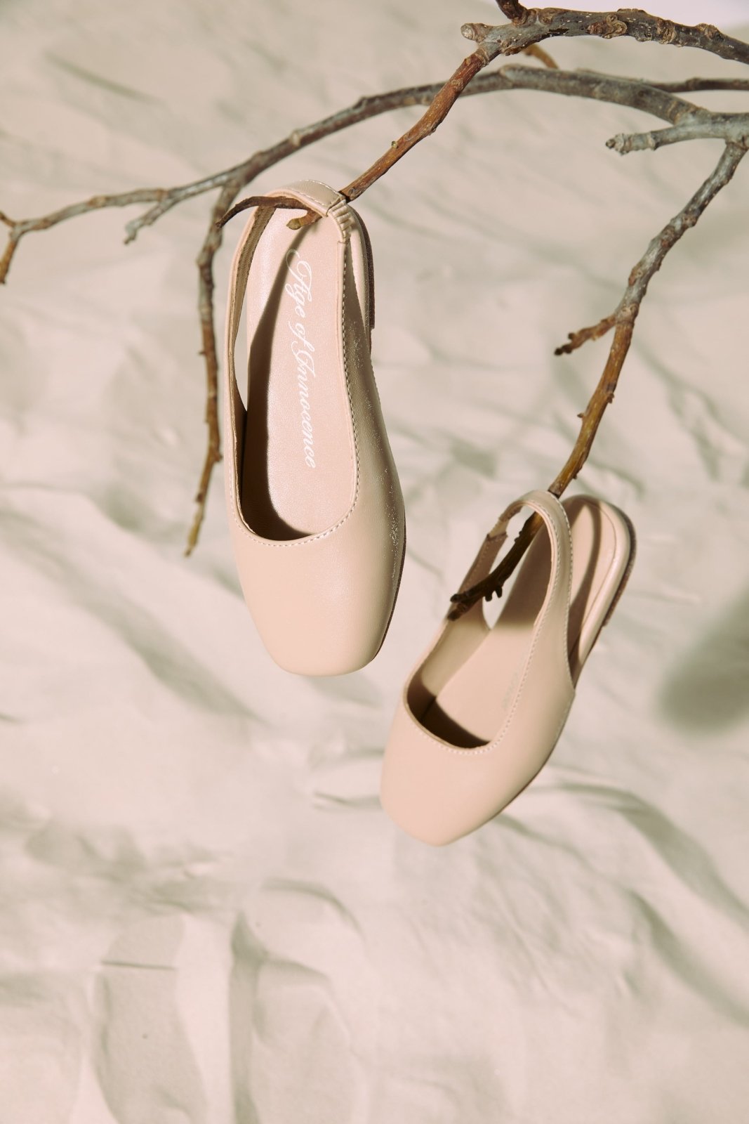 Ester Beige Ballerinas Age of Innocence