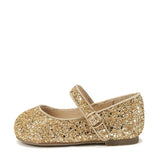 Eva Glitter Gold Shoes by Age of Innocence