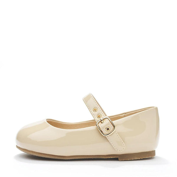 Eva PU Beige Shoes by Age of Innocence