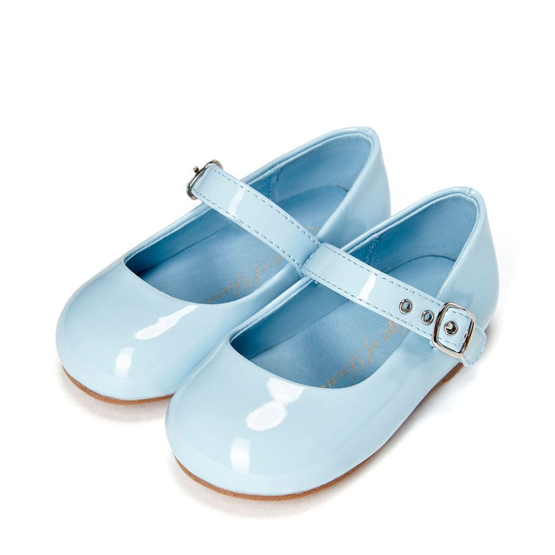 Eva PU Blue Shoes by Age of Innocence