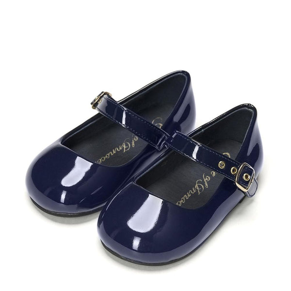 Eva PU Navy Shoes by Age of Innocence