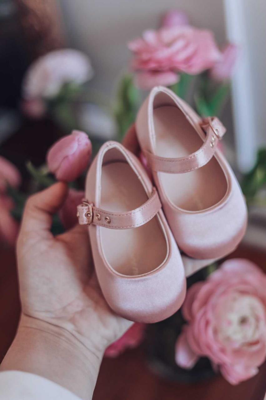 Eva Satin Pink Shoes Age of Innocence
