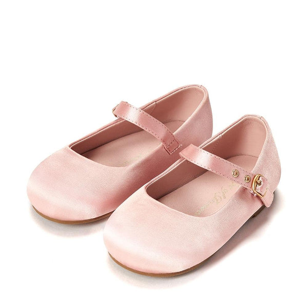 Eva Satin Pink Shoes by Age of Innocence