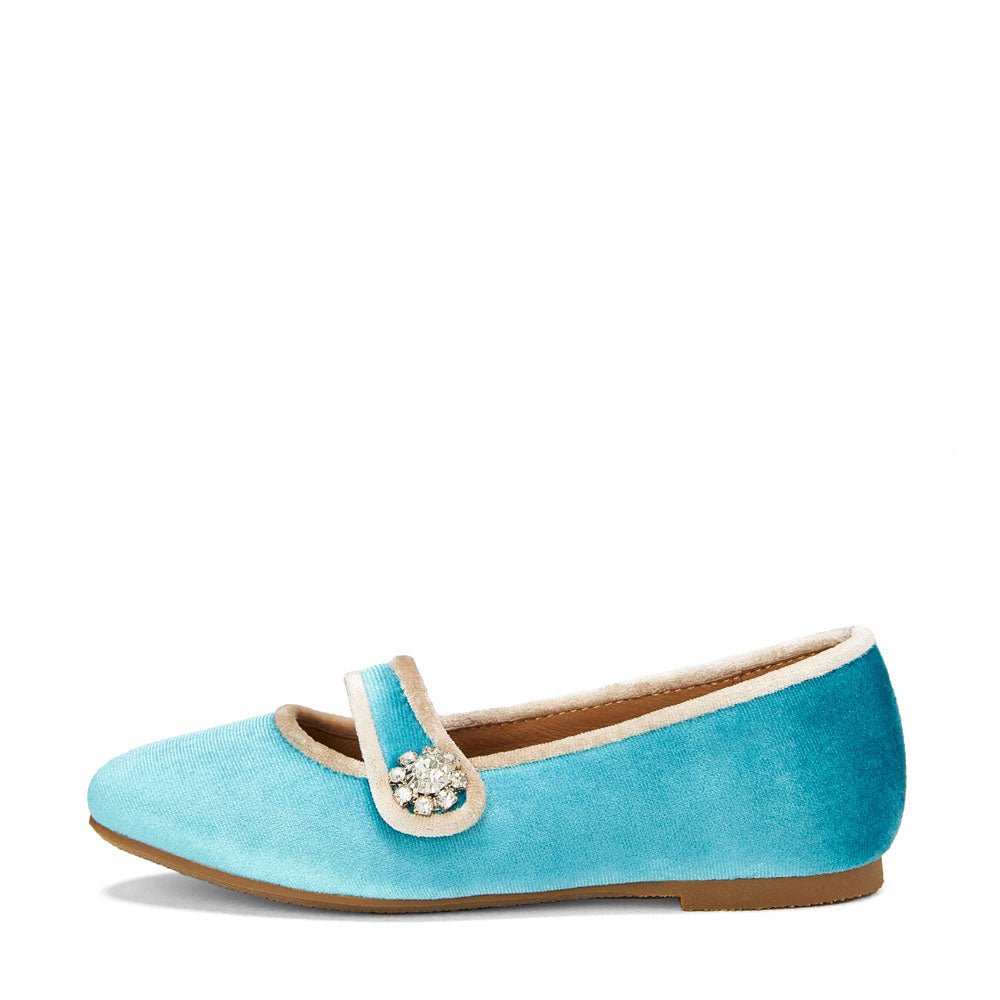 Fifi Blue/Beige Shoes Age of Innocence
