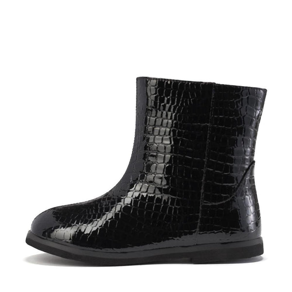 Filippa PU 2.0 Black Boots by Age of Innocence