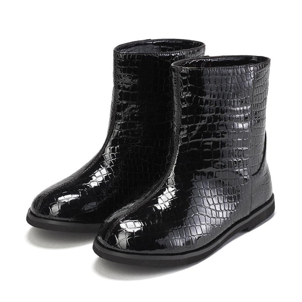 Filippa PU 2.0 Black Boots by Age of Innocence
