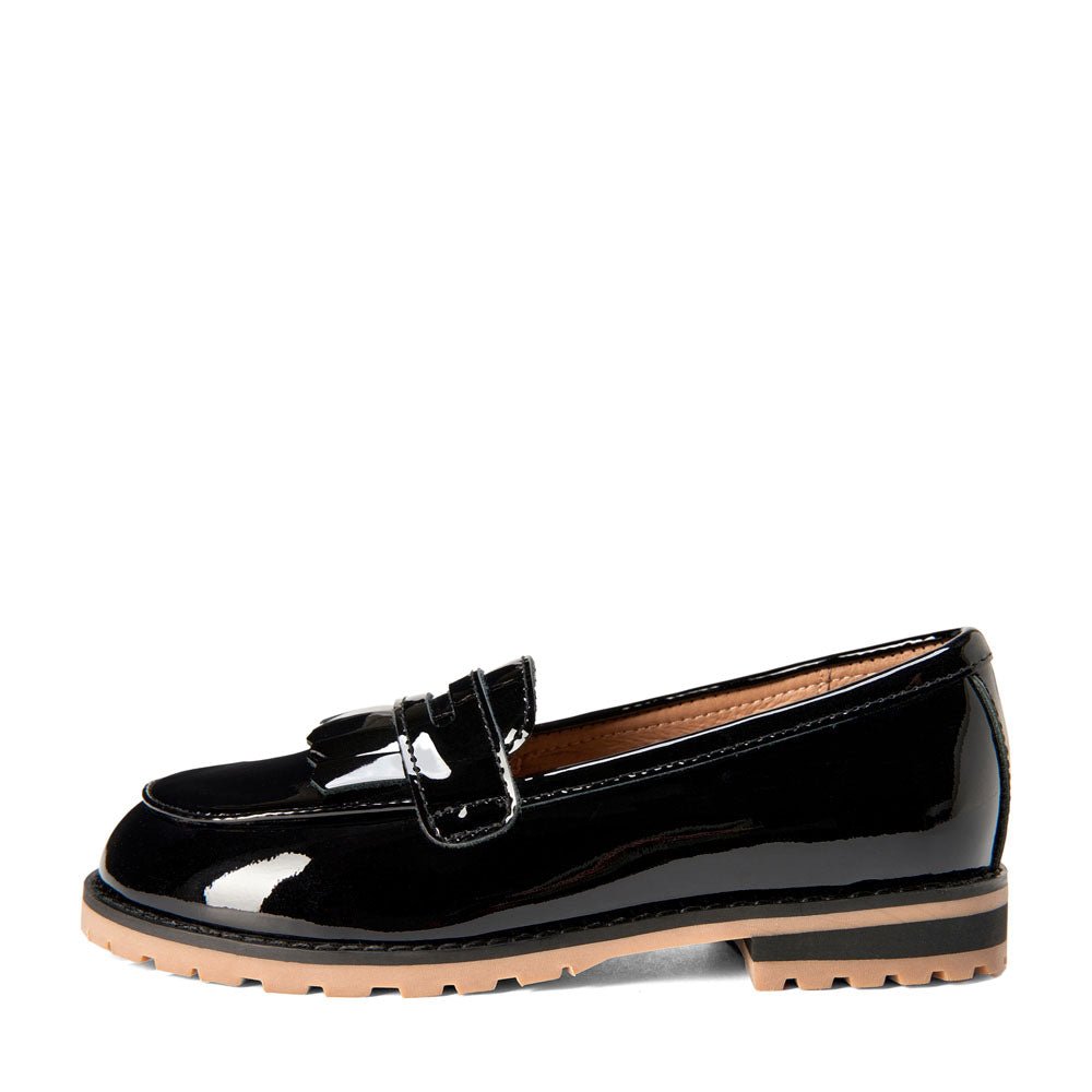 Francie Black Loafers Age of Innocence