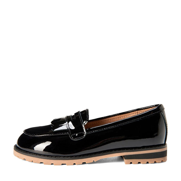 Francie Black Loafers by Age of Innocence