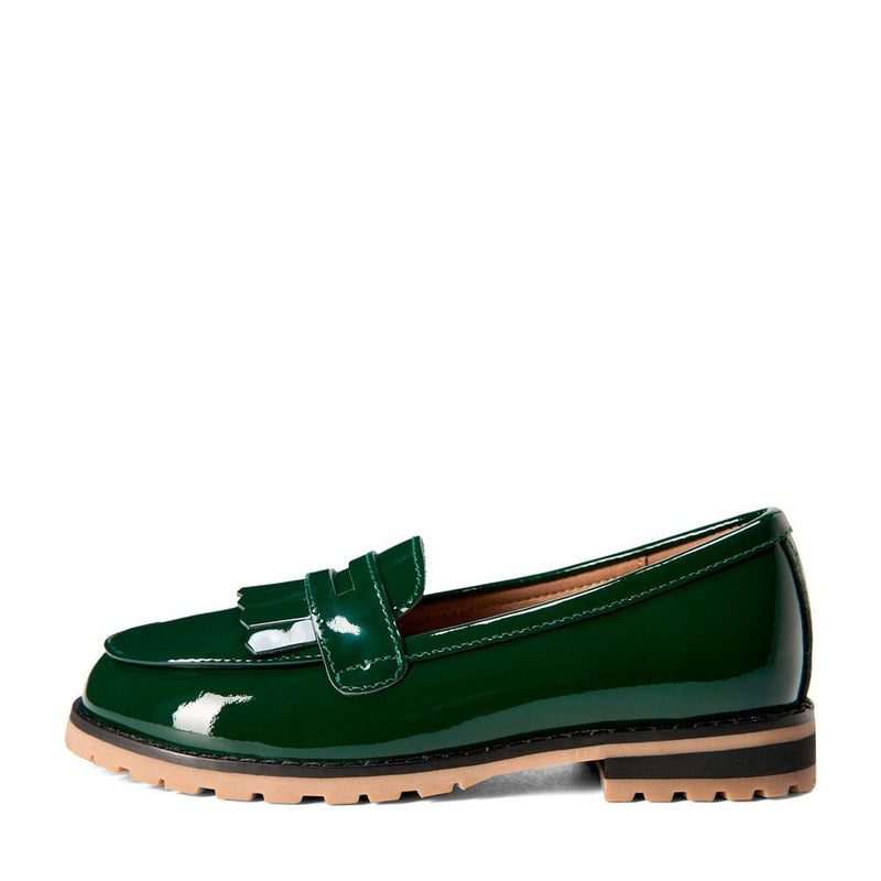 Francie Green Loafers by Age of Innocence