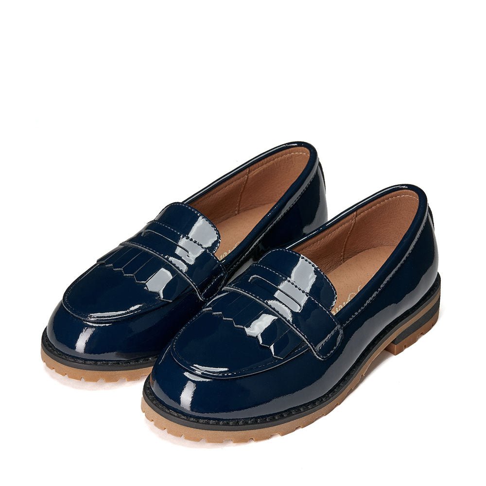 Francie Navy Loafers Age of Innocence