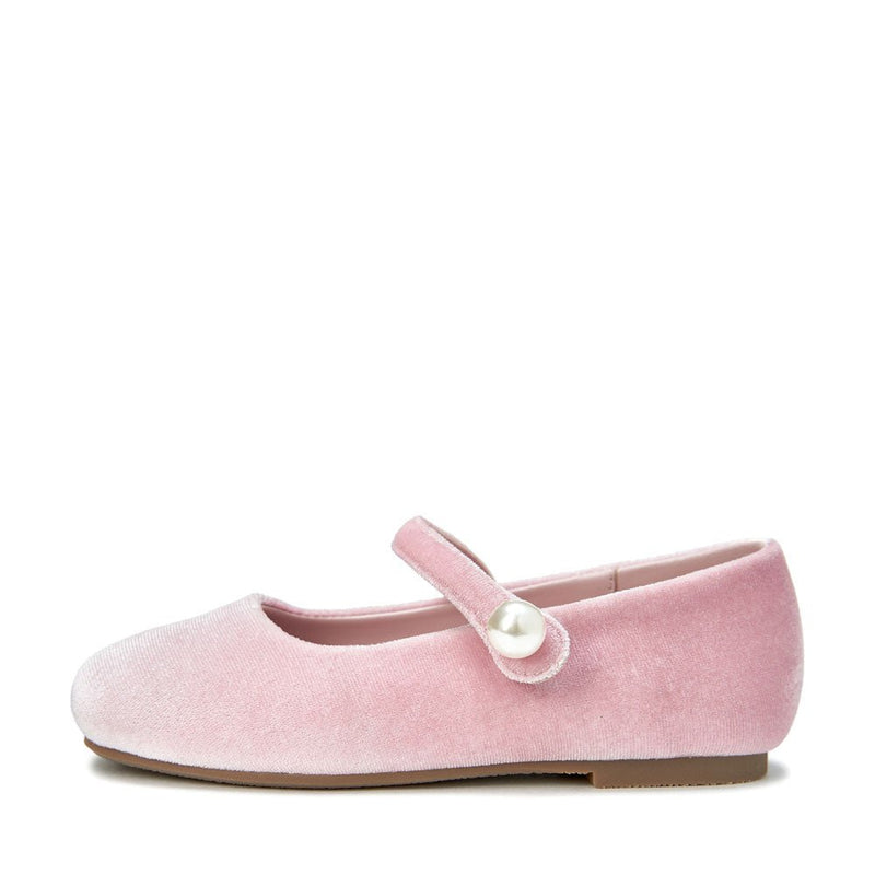 Gloria Velvet Pink Shoes by Age of Innocence