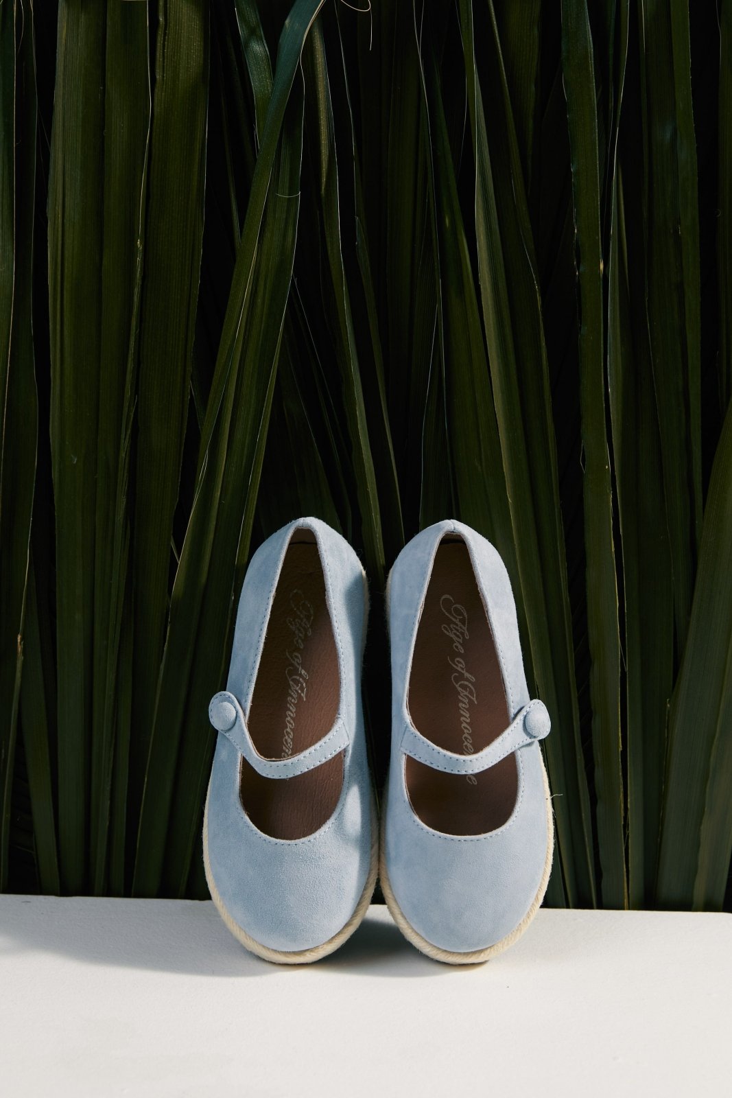Hailey Suede Blue Shoes Age of Innocence
