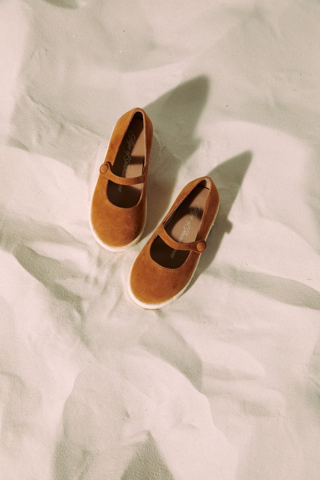 Hailey Suede Camel Shoes Age of Innocence