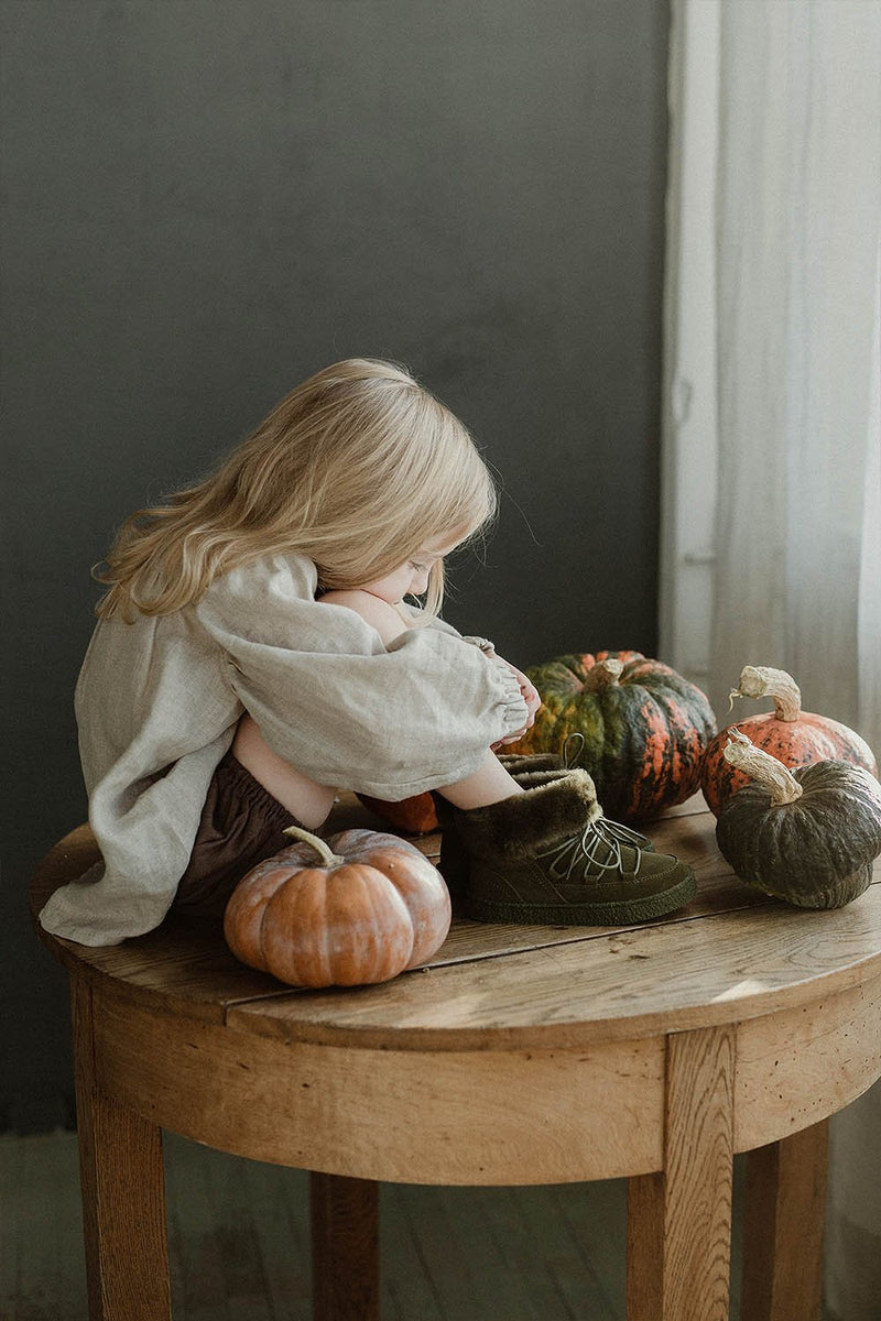 Harper Khaki Boots by Age of Innocence