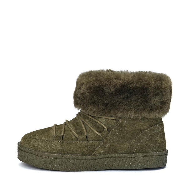 Harper Khaki Boots by Age of Innocence