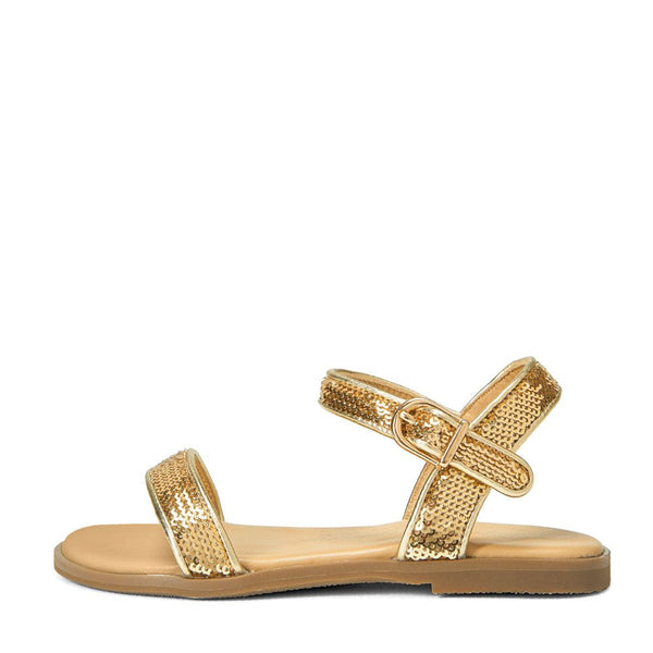 Iris Gold Sandals by Age of Innocence