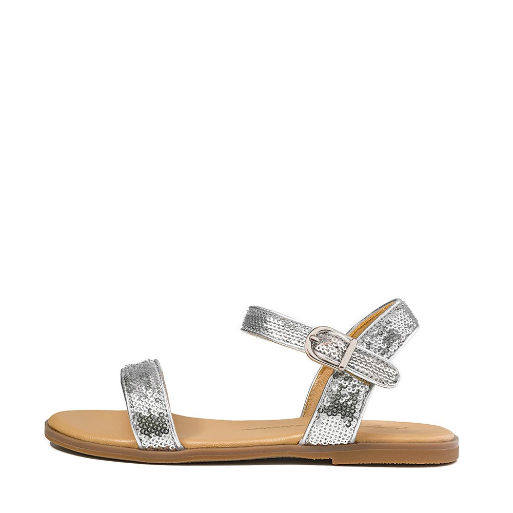 Iris Silver Sandals by Age of Innocence