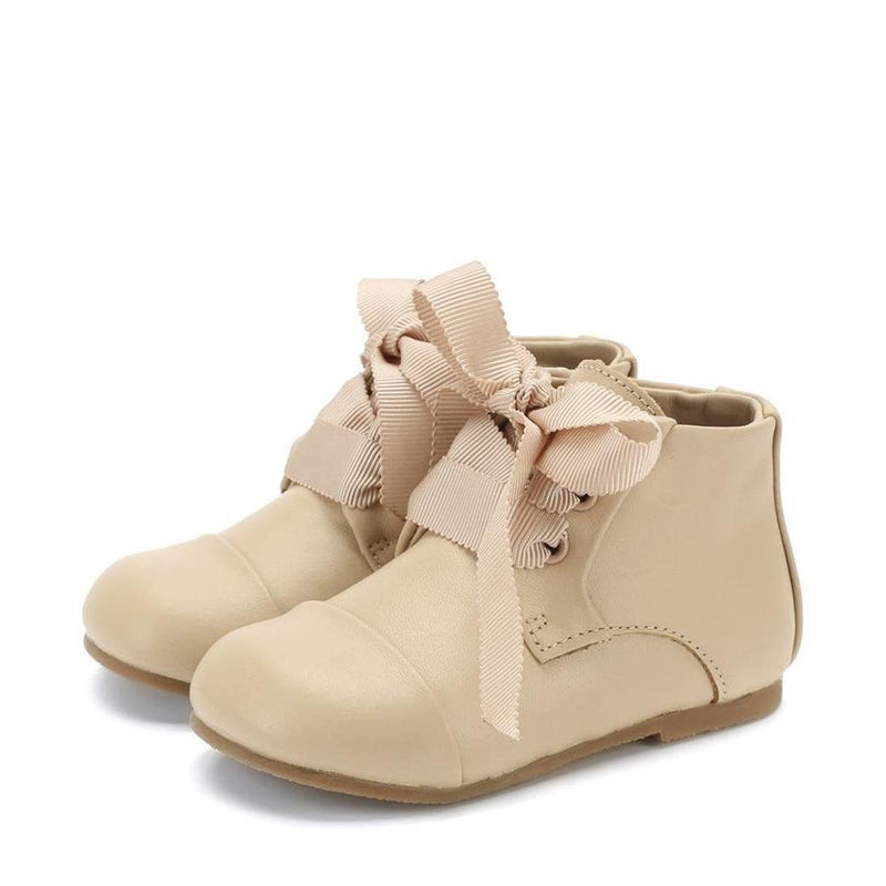 Jane Beige Boots by Age of Innocence