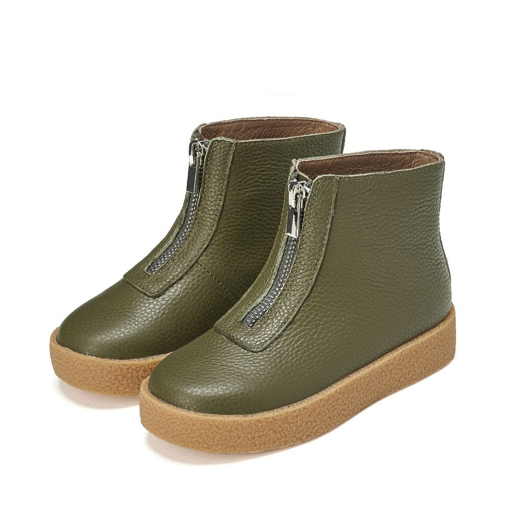 Jasper Khaki Boots by Age of Innocence